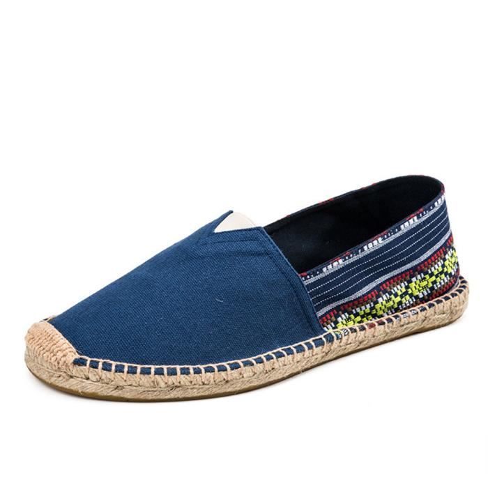 Espadrilles d'été Loafers Amoureux Confort Vêtements Masculin Bleu Hommes
