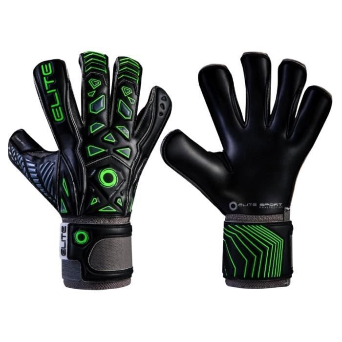 Gants de gardien Elite Sport Combat Pro - noir/vert - 11