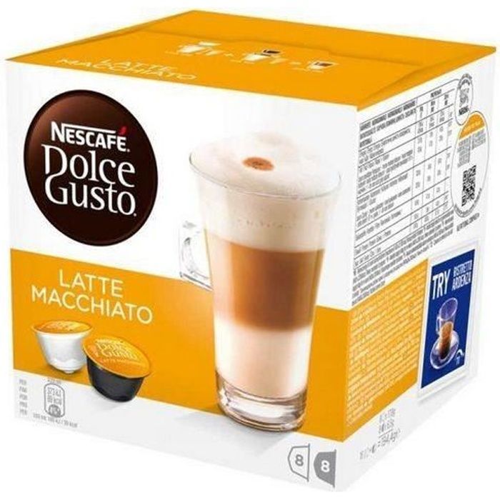 Capsules de café Nescafé Dolce Gusto 98386 Latte Macchiato (16 uds)