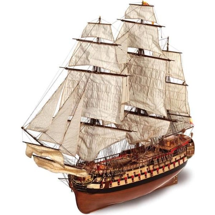 Maquette de bateau en bois : Montanes Coloris Unique