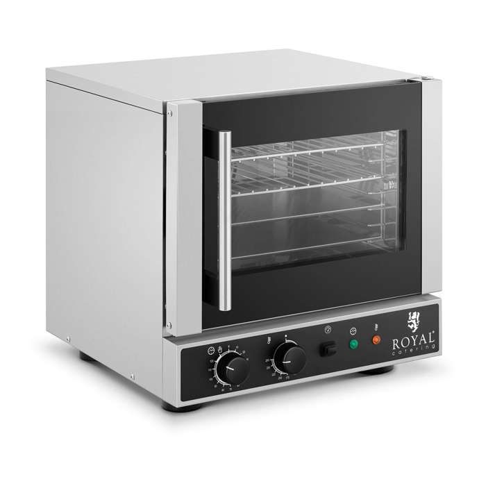 Mini Four Électrique À Chaleur Tournante Vapeur 120min 2600W 2 Plaques