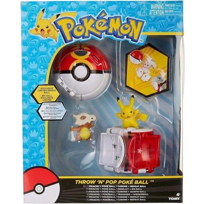 Coffret duo throw pop poke ball