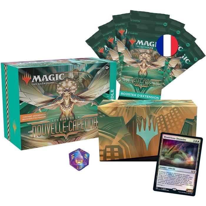 Pack de 8 boosters + accessoires Magic The Gathering - Les rues de la nouvelle Capenna