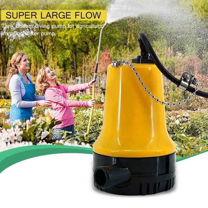 Pompe à eau Pompe électrique de cale immergée dans l'eau de cale pompe mécanique de terrain de cale 12V