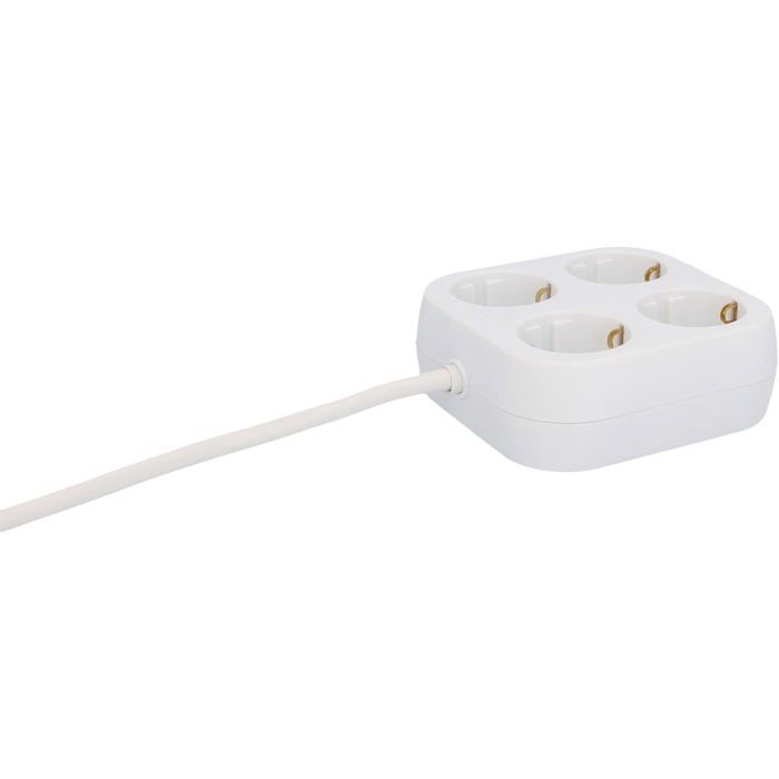 Multiprise Filaire Compact, 5 Prises Noir Legrand, 3M