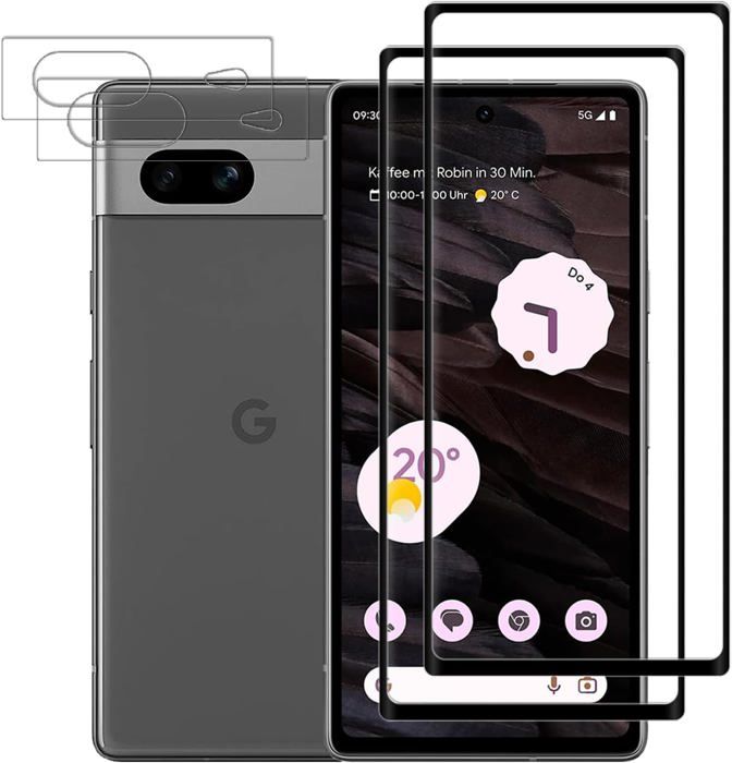 Verre Trempé pour Google Pixel 7 protection d'écran Lot de 2 film