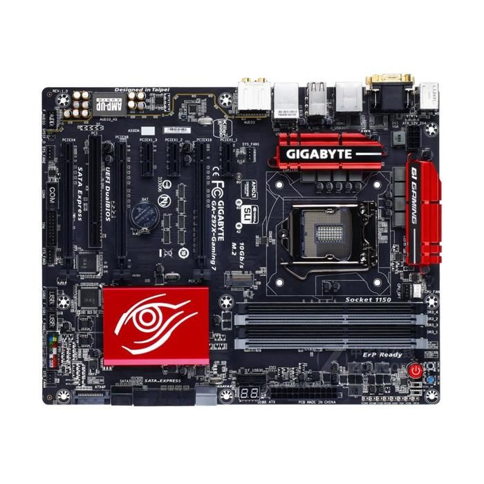 Carte mère GIGABYTE Z97X-Gaming 7 Intel Z97 Socket LGA1150 4xDDR3 SDRAM 32GB ATX - Gigabyte