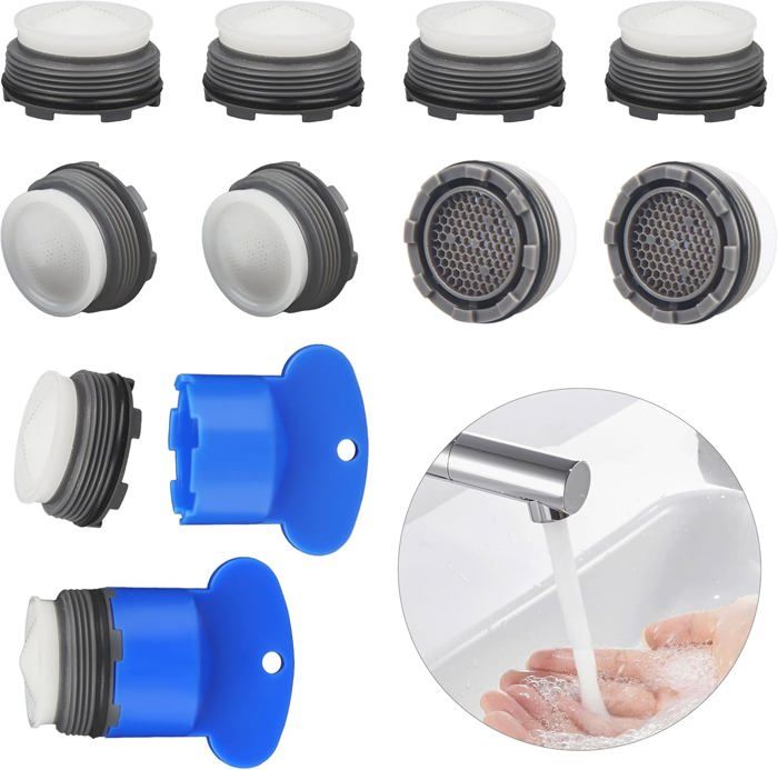 Lot de 10 aérateurs pour robinets M23.5 Mousseur Robinet, M24 Filtre de