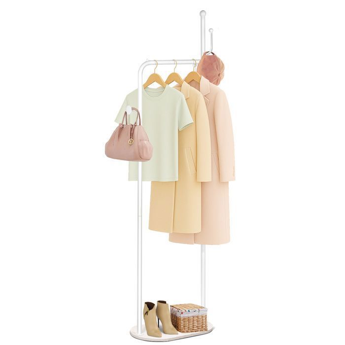 Todeco Porte Manteau Sur Pieds avec Base en Marbre Portemanteau Portant à Vêtements avec 6 Patères Portemanteaux pour Entrée