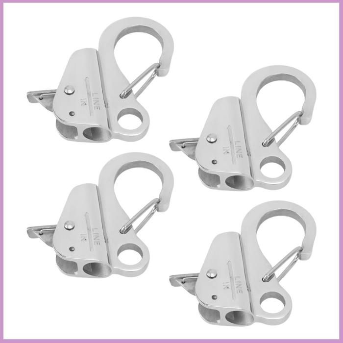 Crochet De Récif De Plongée à Dégagement Rapide – Acier Inoxydable 316, Anti-perte, Léger 80g, Corde 3 Mm, Pour Stabilité En Courant (Rouge)