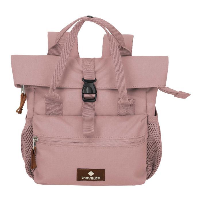 travelite Sac à dos vieux rose pour femme et homme - Basic Short Handle Mini Backpack Smoky Rose 328943