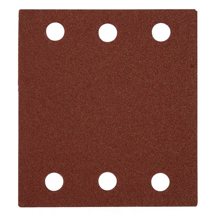 Feuilles abrasives pour ponceuse orbitale ? 102 x 114 mm ? Grain P40 à P240 ? Lot de 12