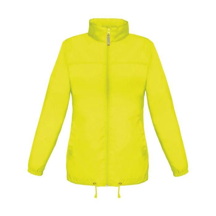Coupe-vent femme B&C Sirocco - ultra yellow Coupe-vent femme B&C Sirocco - ultra yellow