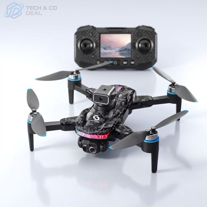 Drone pliable S160 6K HD double caméra avec écran évitement obstacles 360° WiFi brushless