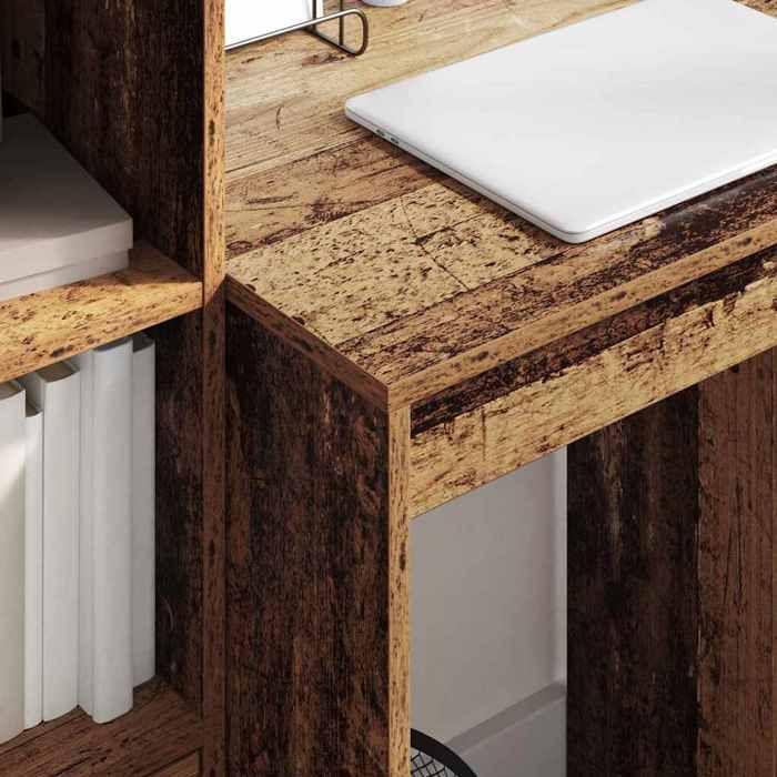 NEUF Marron MEUBLE de travail(Adulte/enfant) - Table dordinateur Bois ancien 60x50x76cm LH 84091211