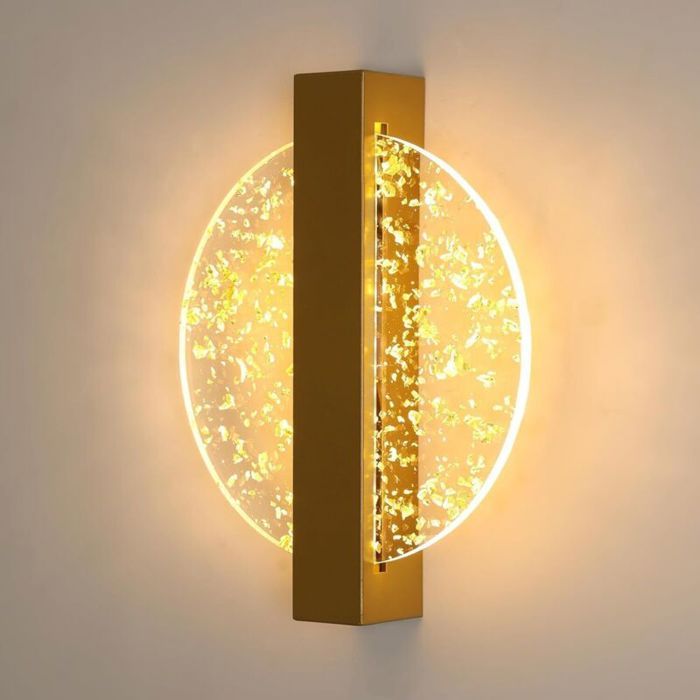 Appliques murales LED 8 W en acrylique – Design moderne – Décoration intérieure – Lampe de chevet