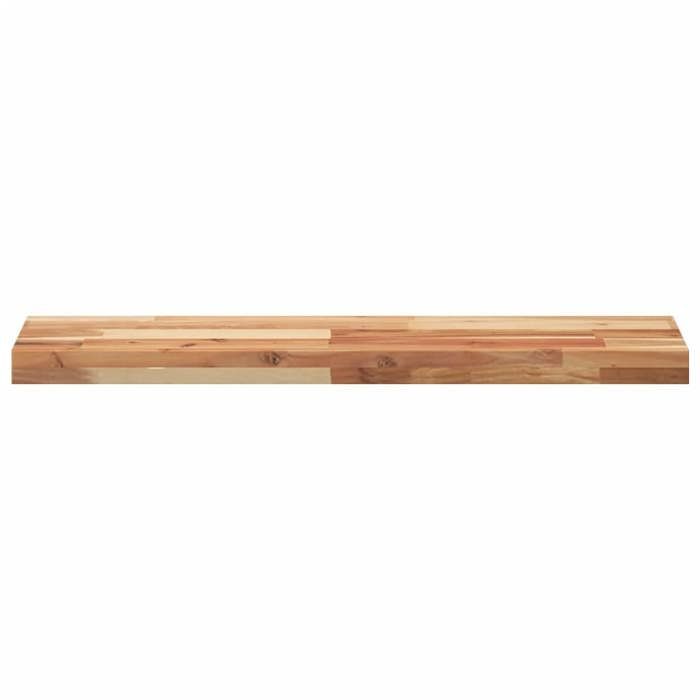 MEUBLE DE SEJOUR Brun - MODE Étagère flottante 100x20x4 cm acacia massif finition à lhuile Nettoyer facile_09_1571
