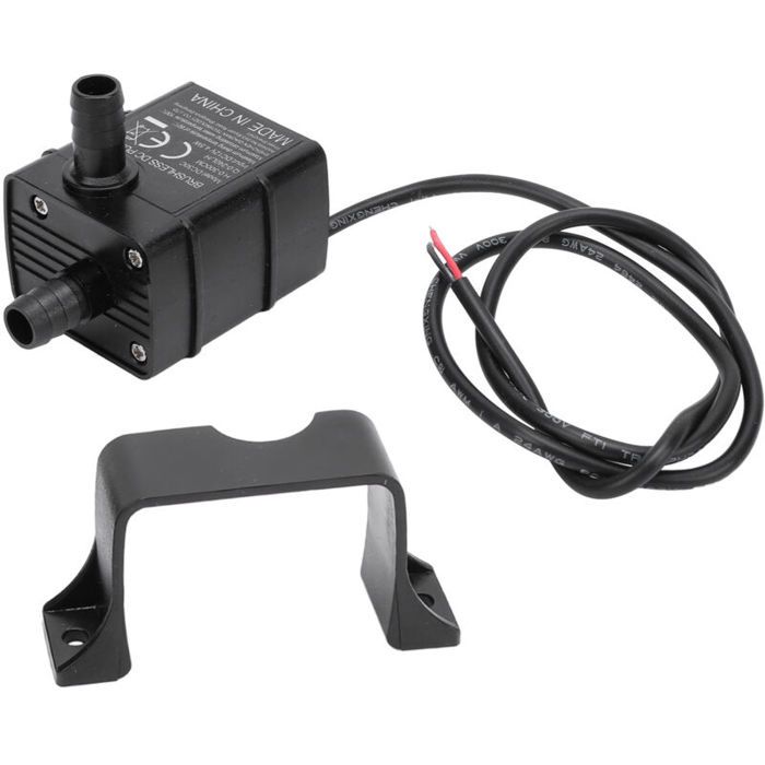Pompe Submersible DC 12V 4 5W 240L/ 300cm IP68 Pompe Fontaine sans Balais avec Indicateur LED pour Aquarium détang Cuivre émaillé