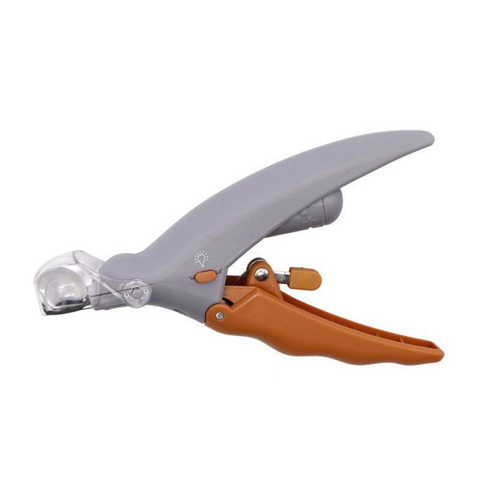 Coupe-ongles pour chiens avec lumière LED et loupe 5X lames en acier de précision coupe-ongles pour petits chiens