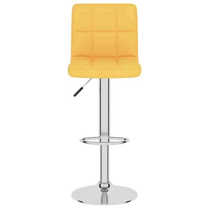 Magnifique Tabourets de bar - 2 pcs - jaune moutarde tissu - design polyvalent - pour maison - Jaune 13.85 kg 2026_918888