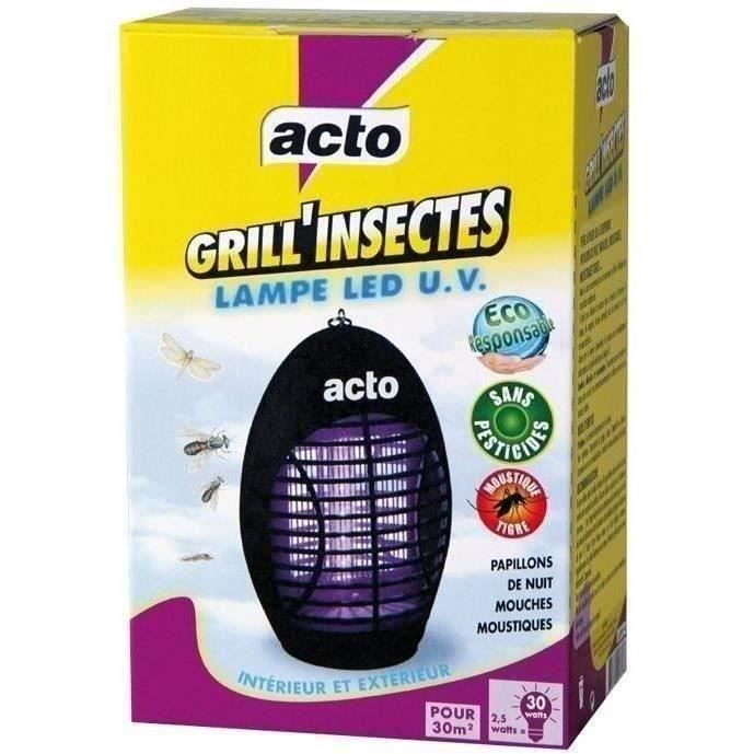 Lampe 12 LED UV Grill'insectes