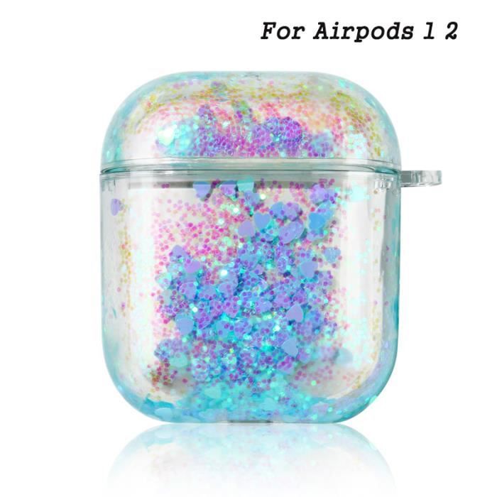 Étui Transparent Elago® Pour AirPods 1 & 2 - Bleu Aqua, TPU Souple Et Protection 360°