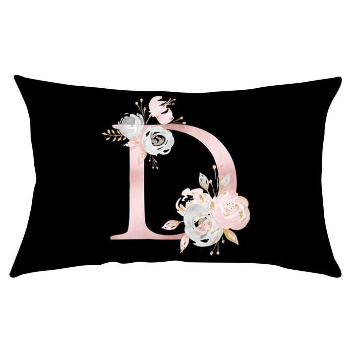 ECOCOTT Lot De 2 Taies D'oreillers Pour Très Grand Lit Avec Motif De