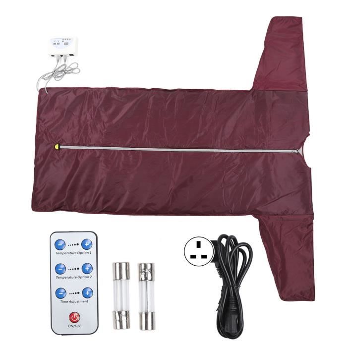 Bourgogne Couverture de sauna infrarouge lointain Couverture chauffante pour sauna infrarouge