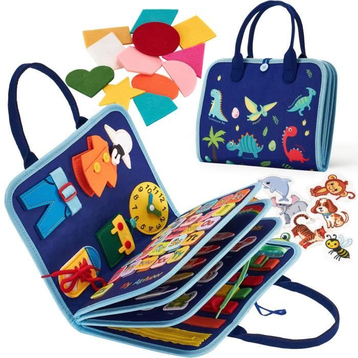Busy Board Montessori,5 Couches Planche Jouet Bebe Enfants 1-3 Ans, Jeux Enfants Jouets D'activité et de Développement Cadeau pour Bebe,Rose | Rakuten