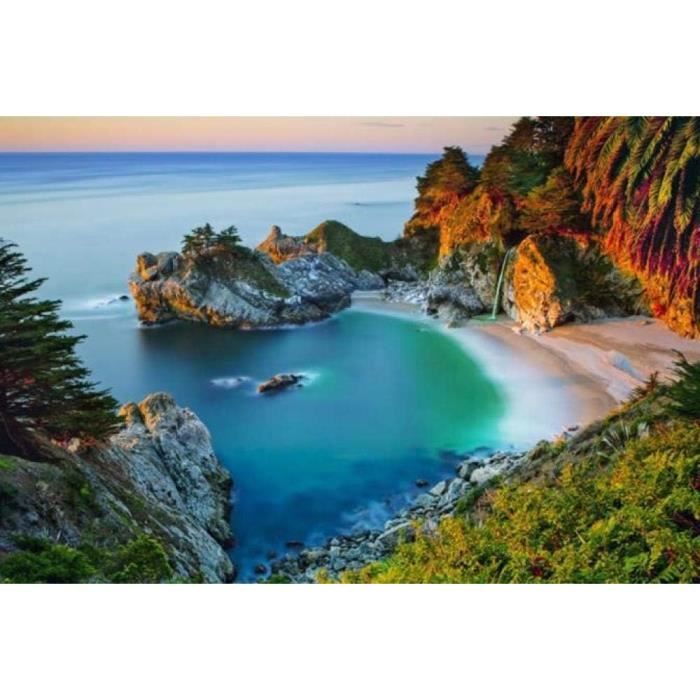ZHXXFD Diamond Painting Strass Complet 50X60 Broderie Diamant Kit Complet Grand Format Plage De Paysage Naturel - Peinture Diamant 5D Complet Adulte Enfant,E13