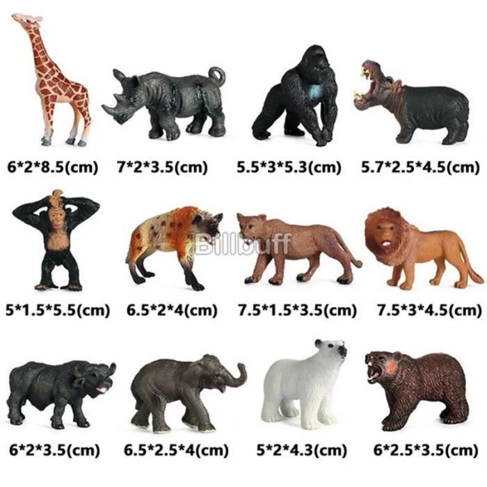 Figurines jouets-K - Mini ferme de Simulation d'animaux, 12 pièces, Modèle  de dinosaure, Ensemble de figurine - Cdiscount Jeux - Jouets