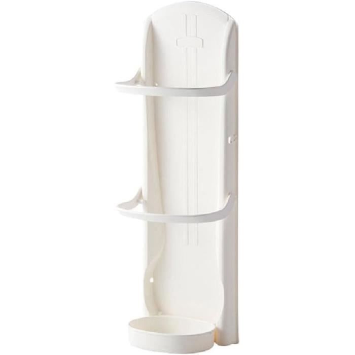Porte-Parapluie Mural Élégant En Métal Avec Bac à Eau Amovible - Organisateur Anti-Fuite En Forme De Fleur Pour Entrée Et Bureau