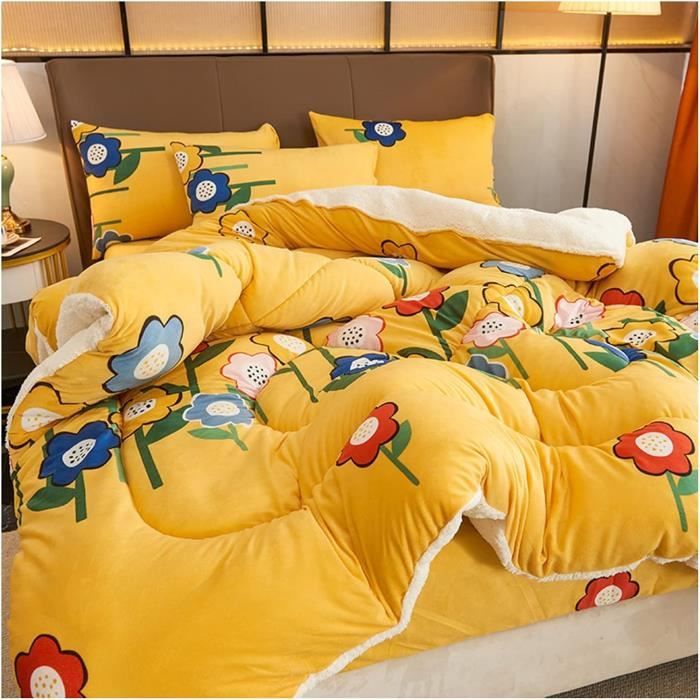 BOtizr - Couette 2 Personnes 240x260 Cm - Duvet Léger Et Chaud Printemps/Automne/Hiver (4 Kg)
