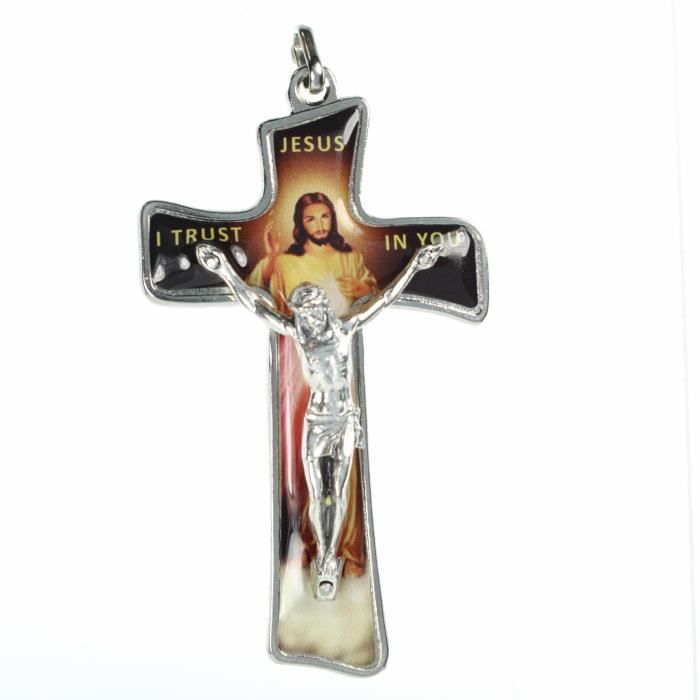 Icône Jésus Miséricordieux - Peinte à La Main, Format Environ 20 Cm - Décoration Religieuse, Cadeau De Communion, Baptême