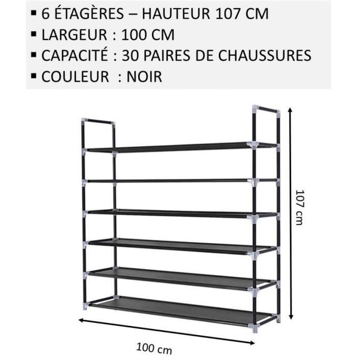 Meuble Chaussures No60 Modulable 2 14 Etageres 10 70 Paires