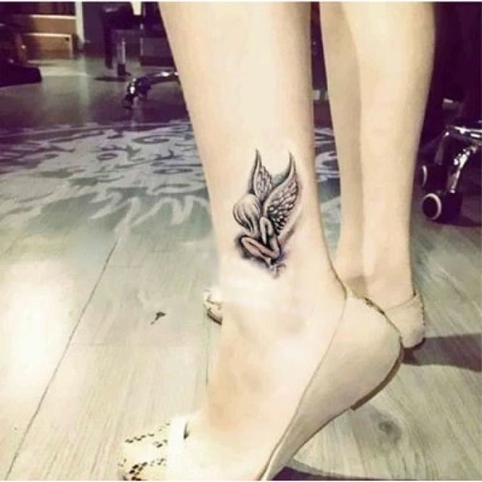 Tatouage Temporaire Ephemere Realiste Ange Sad Enfant Cdiscount Au Quotidien
