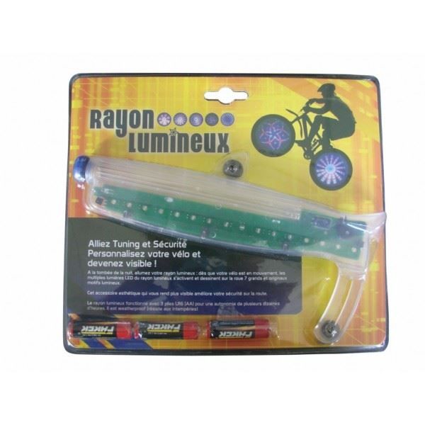 Feux à Rayons Spinbrightz – 3 Tubes LED Multicolores – Neuf En Boîte