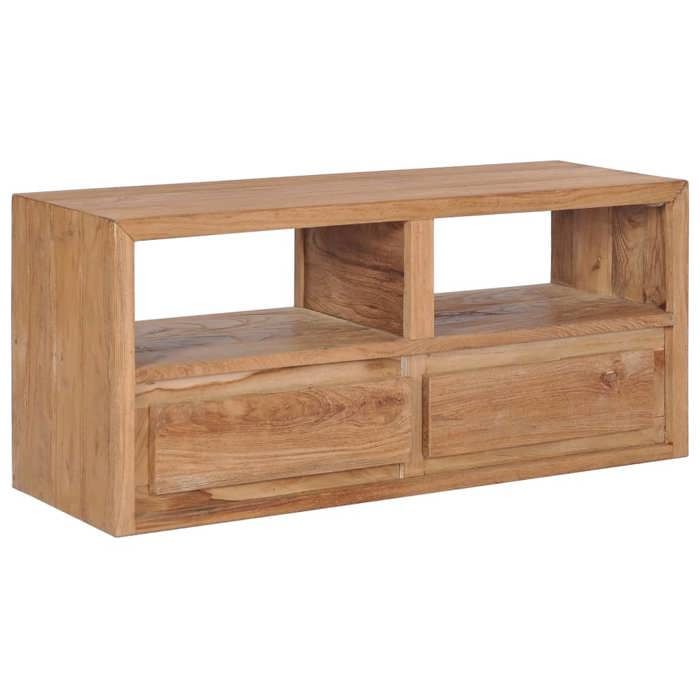 Meuble télé buffet tv télévision design pratique 90 cm bois de teck massif 2502086 Meuble télé buffet tv télévision design pratique 90 cm bois de teck massif 2502086