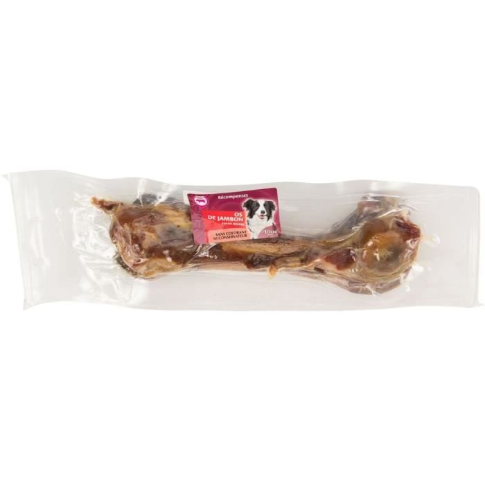 Os de jambon - AIME - 400g - Friandise pour chien adulte - Sans colorant ni conservateur Os de jambon - AIME - 400g - Friandise pour chien adulte - Sans colorant ni conservateur