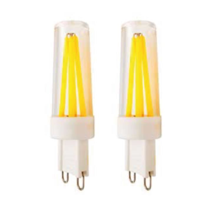 Ampoule G9 LED en PVC sous blister 2.5 Watts 6x1.6 cm 250 lumens