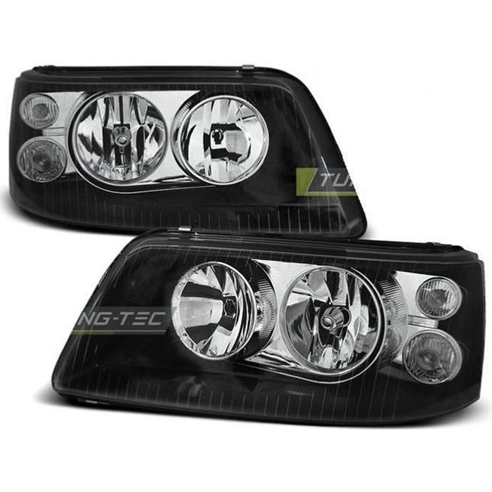 Paire de feux phares VW T5 03-09 Design noir-27362075