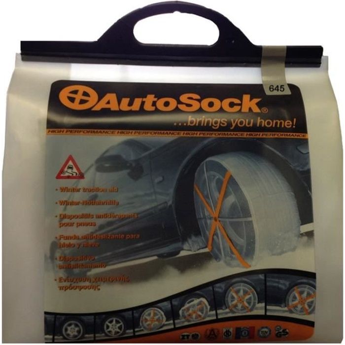 Chaussettes Neige Autosock 600 pour Pneu 195 55 16