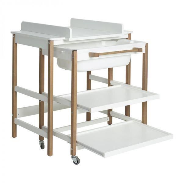 Meuble de bain Quax Smart White/Naturel - Quax - Smart - Bébé - Blanc - Bois - Mixte Meuble de bain Quax Smart White/Naturel - Quax - Smart - Bébé - Blanc - Bois - Mixte