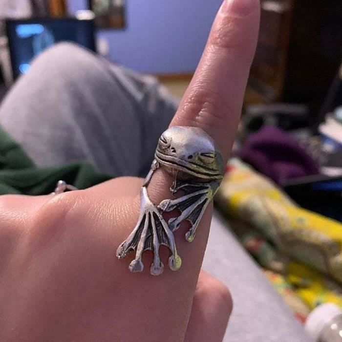 Bague grenouille best sale