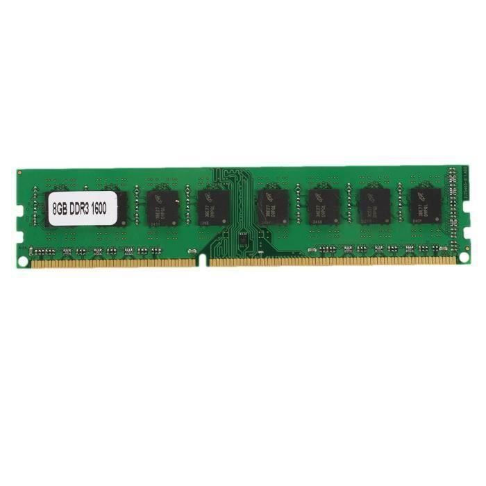 8 Go De Memoire Ddr3 Pc3 1600mhz Pc Dimm Memoire Ram 240 Pin Amd Pc Wyk Cdiscount Informatique