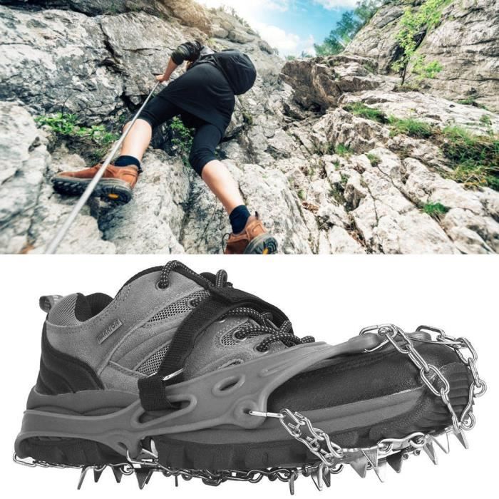 VGEBY 1 Paire Crampons anti verglas Chaussure Antidérapante taille L Simple  et utile - Cdiscount Sport