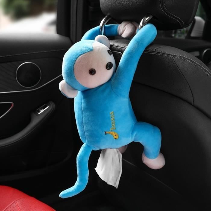 Objets décoratifs,Hivotd voiture tissu support de la boîte auto intérieur  accessoires mignon dessin animé Animal serviette - Type 2 - Cdiscount Maison