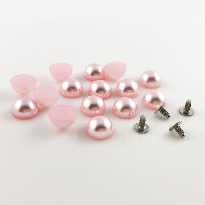 Tête De Clou En Strass, 50pcs Perles Griffe Cristal Rondes 6mm Mode Bricolage Strass Rivets