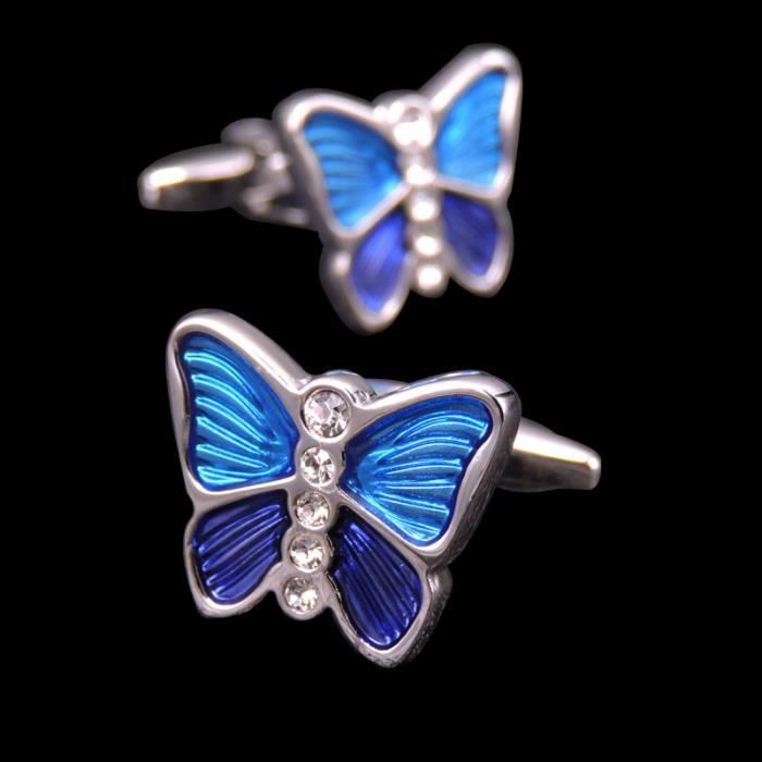 Boutons De Manchette Abeille En Cristal - Pour Homme, Smoking, Chemise - Cadeau Mariage, Élégant