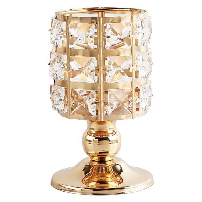 Chandelier Mariage 3 Branches Or – Candélabre Moderne Élégant Pour Table De Réception